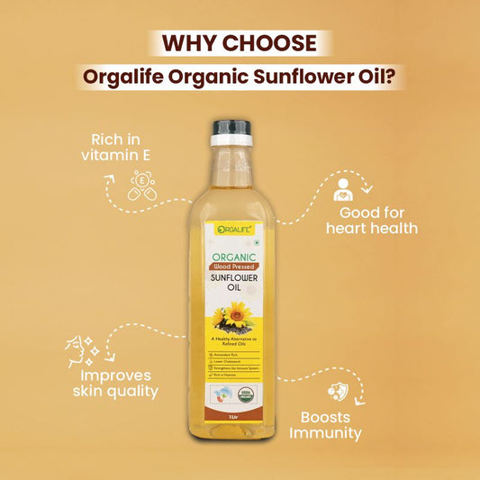 Wood Pressed Sunflower Oil 1ltr