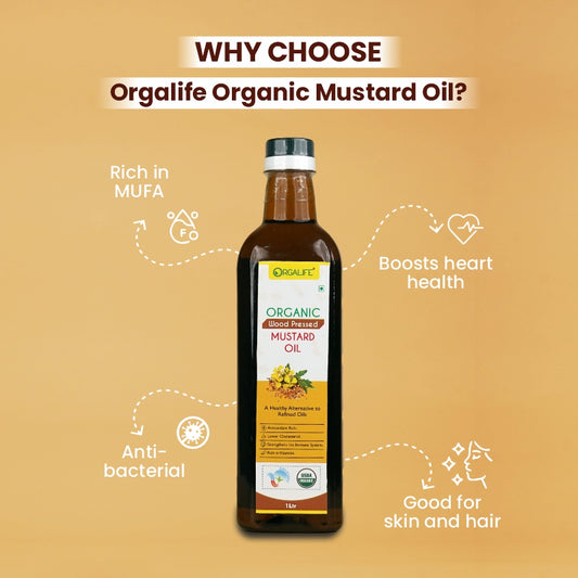 Organic Mustard Oil 1ltr
