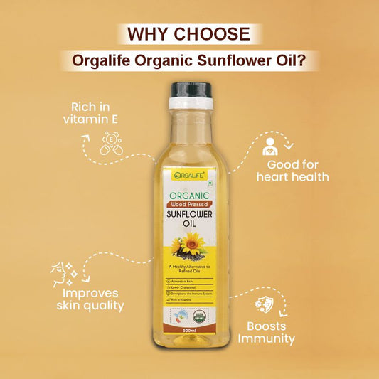 Wood Pressed Sunflower Oil 500ml
