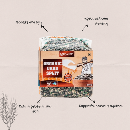 Organic Urad Split at best price