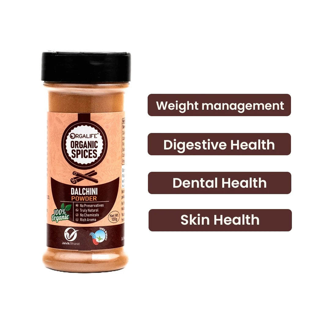 Organic Dalchini Powder 100g image 1