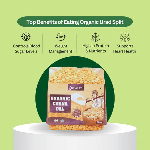 Organic Chana Dal 500g