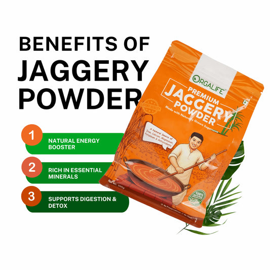 Natural and Healthy Sweetener | Organic Jaggery Powder 500g