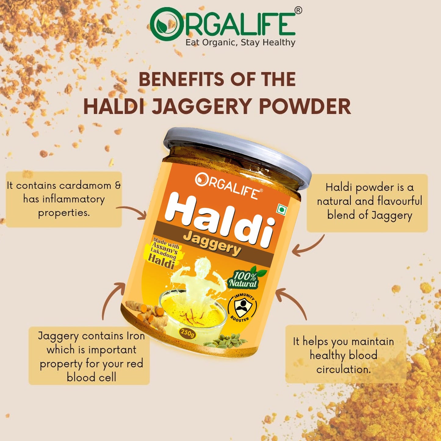 Benefits of Haldi Jaggery Powder