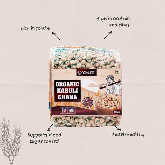 Organic Kabuli Chana Benefits
