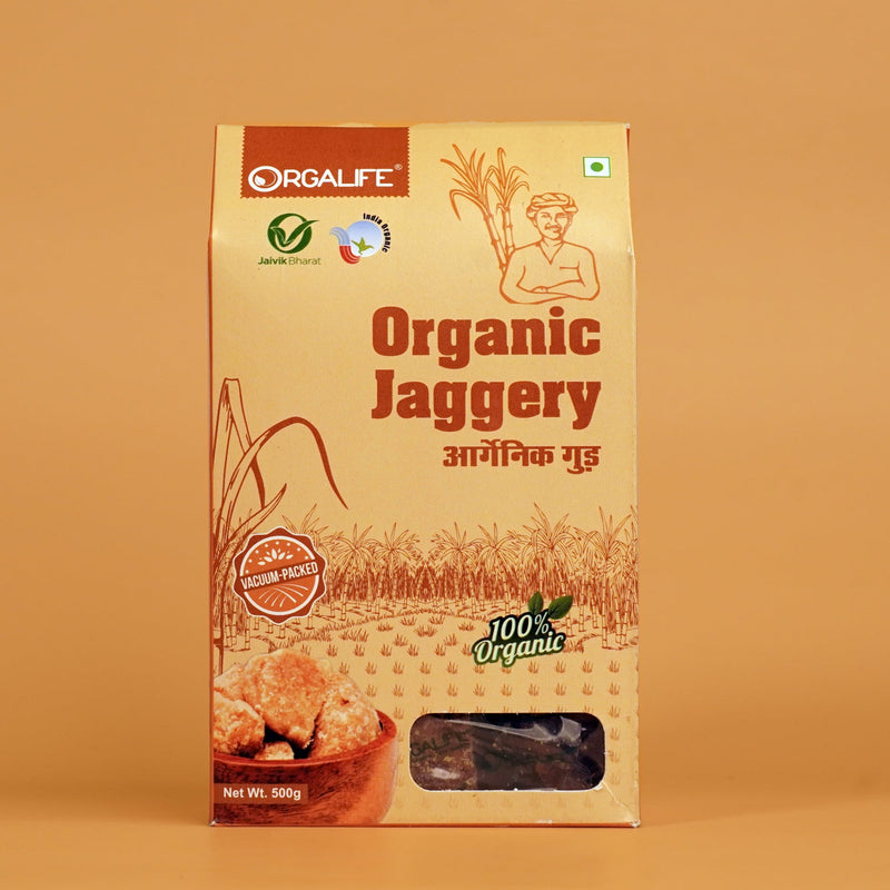 Organic Hard Jaggery 500g Pack of 2 My Store
