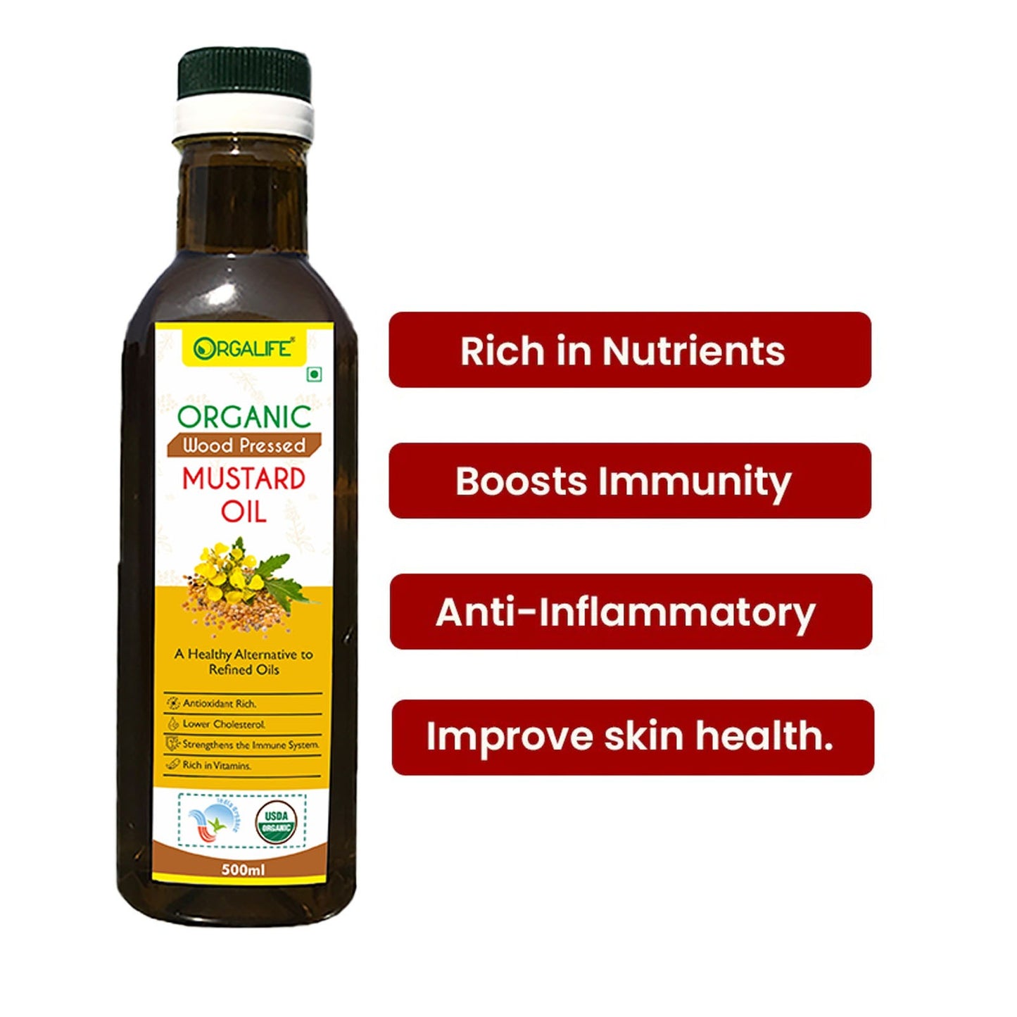 Organic Mustard Oil 500ml