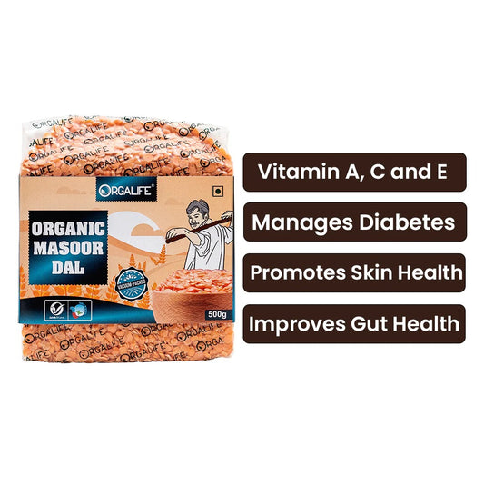 Organic Masoor Dal Benefits
