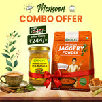 Monsoon Combo Pack – Organic Tea Masala + Organic Jaggery Powder