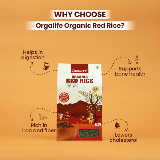 Organic Red Rice 1kg