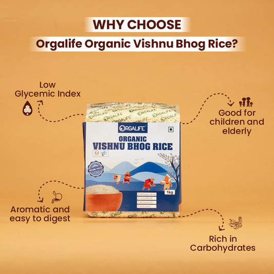Organic Vishnu Bhog Rice 1kg