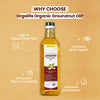 Organic Wood-Pressed Groundnut Oil 1ltr
