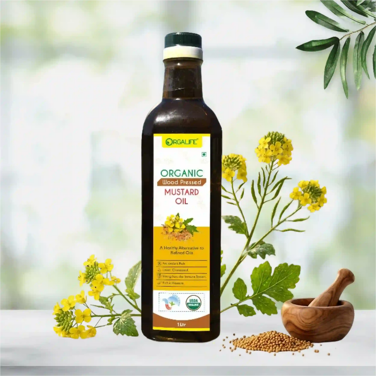 Organic Mustard Oil 1ltr