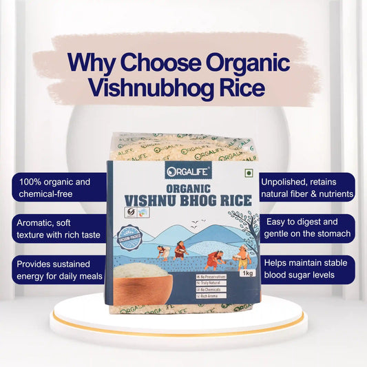 Organic Vishnu Bhog Rice 1kg
