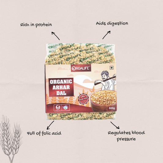 Organic Arhar Dal 500g