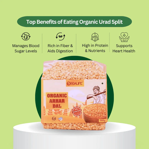 Organic Arhar Dal 500g