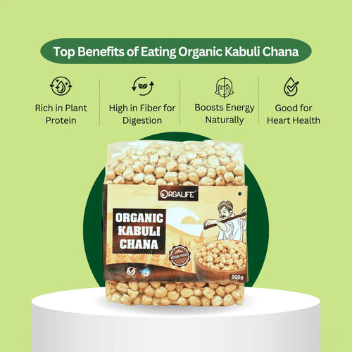 Organic Kabuli Chana 500g