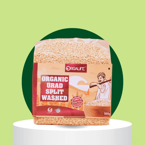 Organic Urad Split Washed 500g