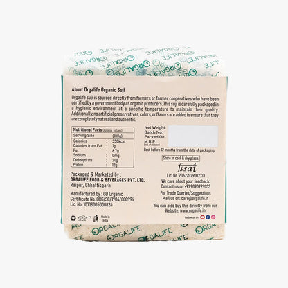 ingredients of organic suji