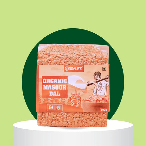 Organic Masoor Dal 500g