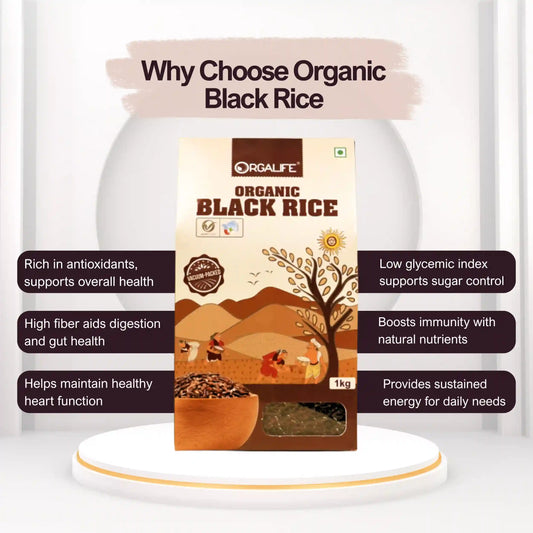 Organic Black Rice 1kg