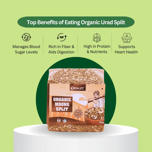 Organic Moong Split 500g