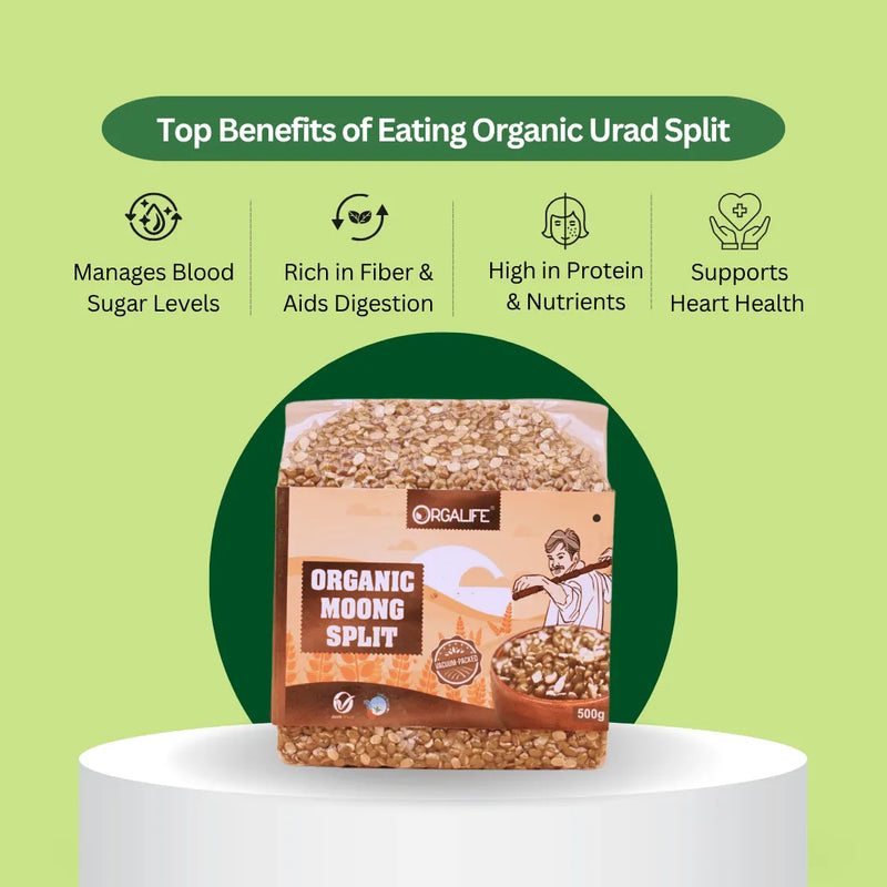 Organic Moong Split 500g