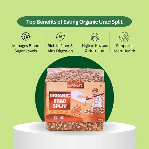 Organic Urad Split 500g