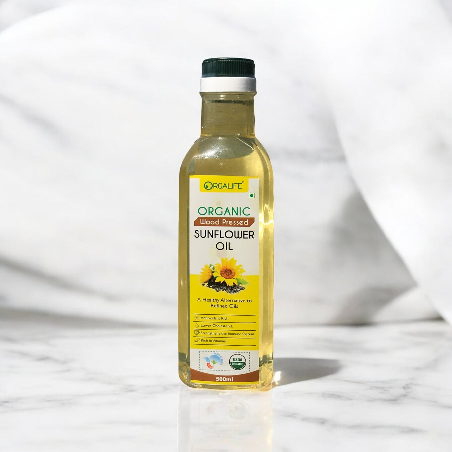 Wood Pressed Sunflower Oil 500ml