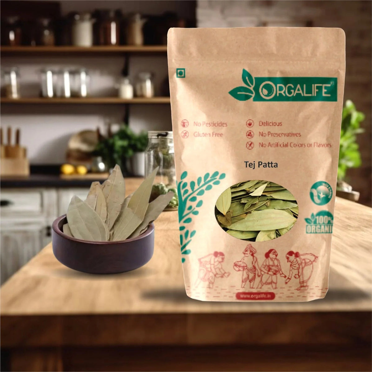 Organic Natural Tej Patta 25g