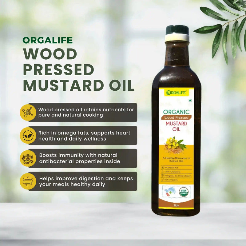 Organic Mustard Oil 1ltr