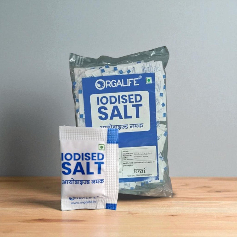 Orgalife Iodised Salt – 200 Sachets - 200 Gm