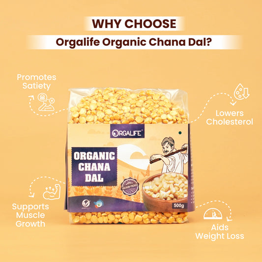 Organic Chana Dal 500g