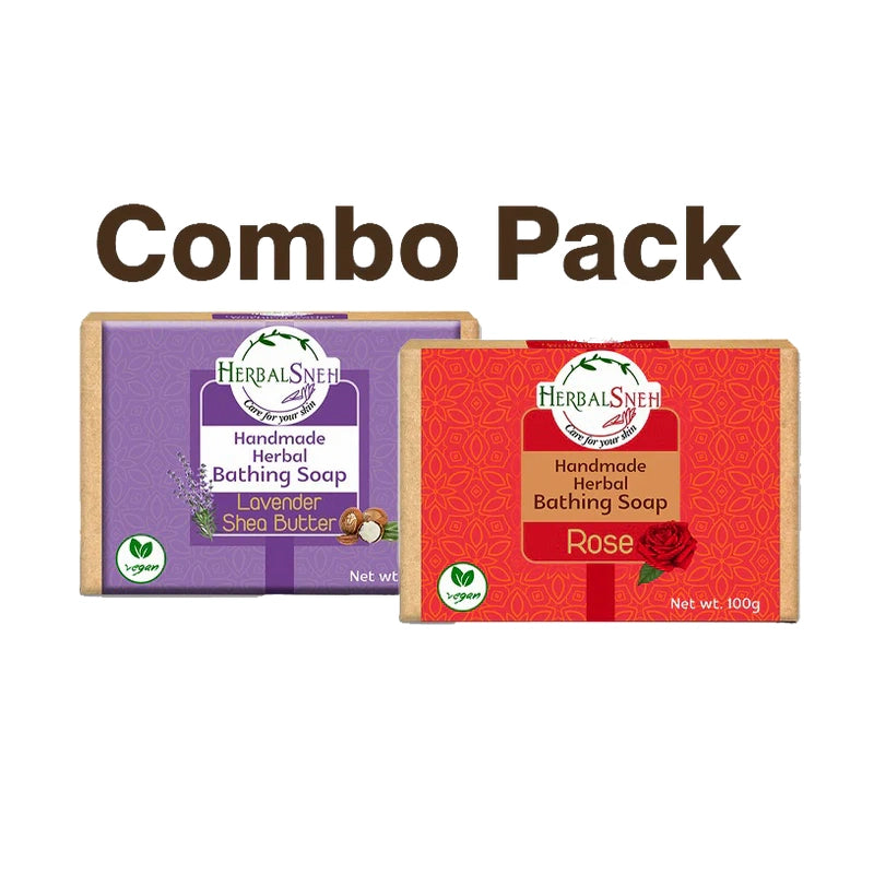 Combo Pack Levender Shea Butter Rose Bathing Bar 1