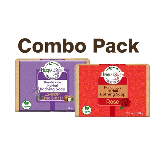 Combo Pack Levender Shea Butter Rose Bathing Bar 1