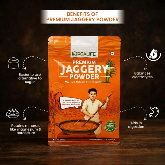 Natural and Healthy Sweetener | Organic Jaggery Powder 500g