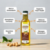 Organic Wood-Pressed Groundnut Oil 500ml