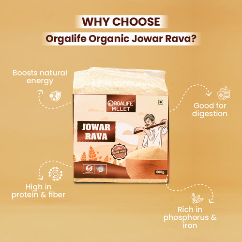 Organic Jowar Rava price