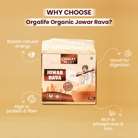 Organic Jowar Rava price
