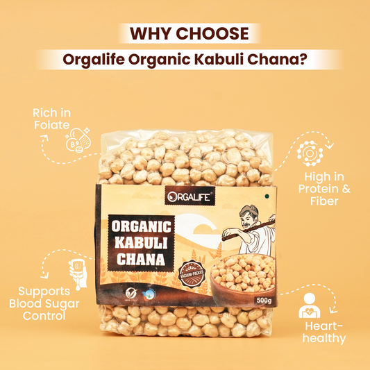 Organic Kabuli Chana 500g