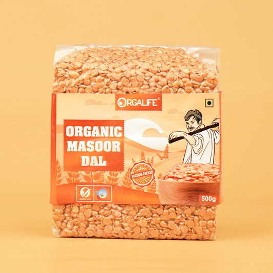 Organic Masoor Dal 500g