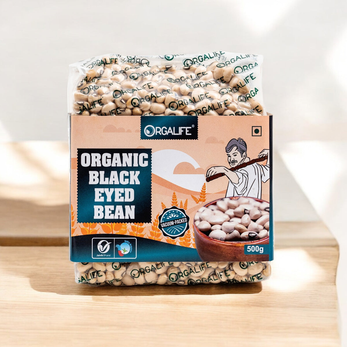 Organic Black Eyed Beans 500g