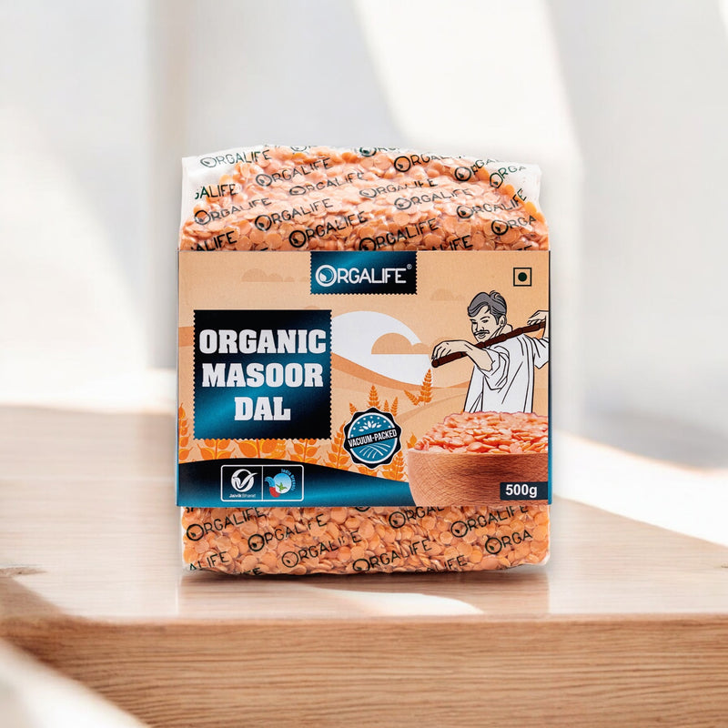 Organic Masoor Dal 500g