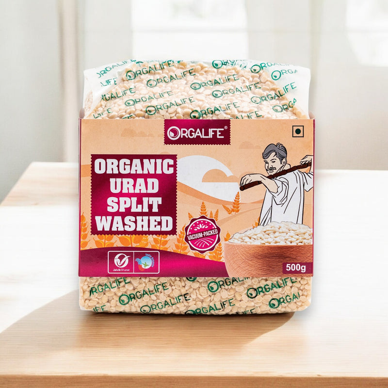 Organic Urad Split Washed 500g