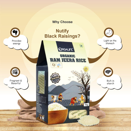 Organic Ram Jeera Rice 1kg