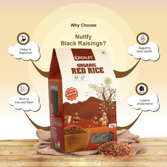 Organic Red Rice 1kg