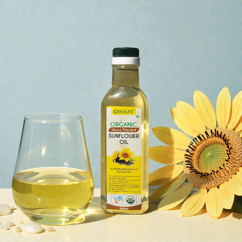 Wood Pressed Sunflower Oil 500ml