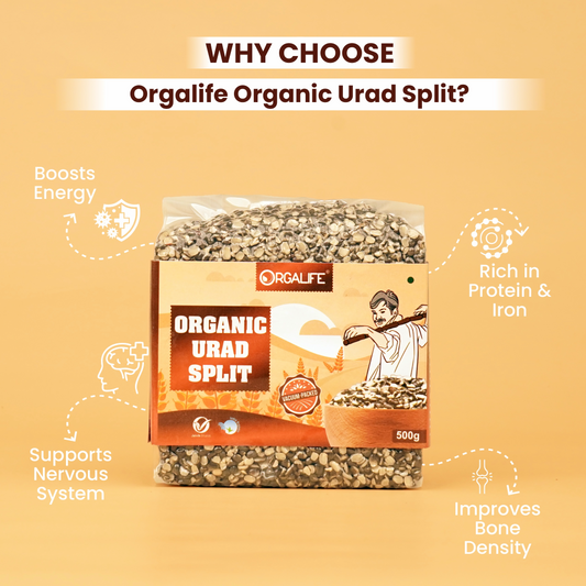 Organic Urad Split 500g