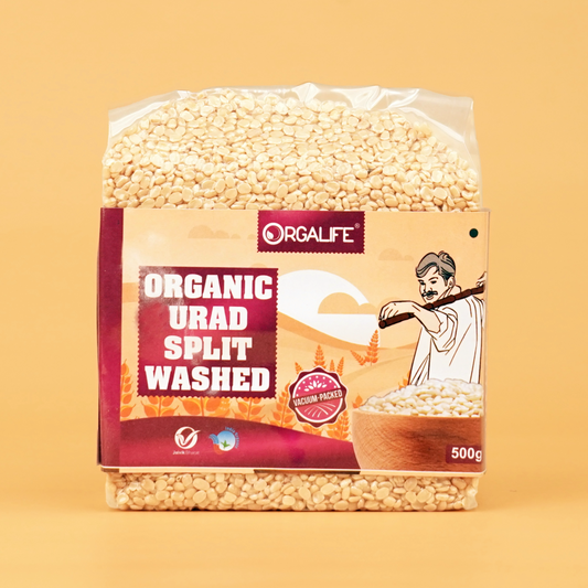Organic Urad Split Washed 500g