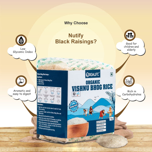 Organic Vishnu Bhog Rice 1kg